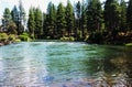 River In Bend Oregon Royalty Free Stock Photo