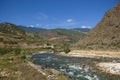River, Bhutan Royalty Free Stock Photo