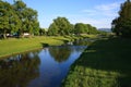 River on blue sky Royalty Free Stock Photo