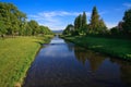 River on blue sky Royalty Free Stock Photo