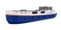 River Boat Isolated Royalty Free Stock Photo