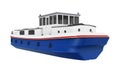 River Boat Isolated Royalty Free Stock Photo