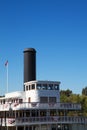 River boat sky Royalty Free Stock Photo