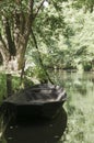 River boat at Spreewald Royalty Free Stock Photo
