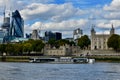 River boat on the river thames Royalty Free Stock Photo