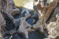 River at the bourkes potholes in south africa