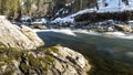 River Breitach in the European Alps Royalty Free Stock Photo