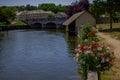 The river and the bridge of Chateaudun