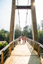 River Bridge at Sai Yok Yai waterfall , Kanchanaburi