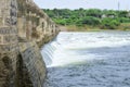 River bridges and flowing water Royalty Free Stock Photo