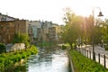 River in Bydgoszcz, Poland