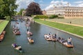 River Cam Cambridge England Royalty Free Stock Photo