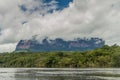 River Carrao and tepuis