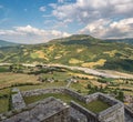 River Ceno valley from the castle of Bardi