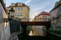 River channel in Prague