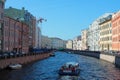 River channel in Saint-Petersburg