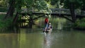 Bridge scene on the Oxford river Cherwell