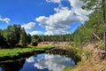 River Chirko-Kem. Karelia, Russia