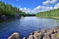 River Chirko-Kem. Karelia, Russia