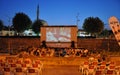 River Cinema over the Bistrica River, Prizren Royalty Free Stock Photo