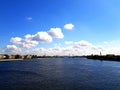 River in the city, Saint-Petersburg Royalty Free Stock Photo