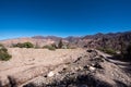 River in the city of Tilcara in the province of Jujuy in Argentina Royalty Free Stock Photo