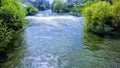 River in cluj napoca in romania Royalty Free Stock Photo