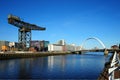 River Clyde, Glasgow, Scotland Royalty Free Stock Photo