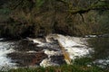 Scotland River Clyde waterfalls New Lanark Royalty Free Stock Photo