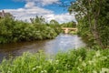 River Coquet at Rothbury Royalty Free Stock Photo