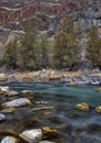 River, Crooked River near Prineville, Oregon Royalty Free Stock Photo