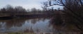 River at Crookham, Northumberland, England. UK