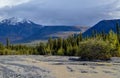 River Crossing Road Near Nesbitt, AK Royalty Free Stock Photo