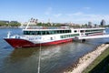 River cruise ship RHEIN MELODIE of Nicko Cruises in Cologne, Germany Royalty Free Stock Photo