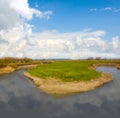 River curve landscape Royalty Free Stock Photo