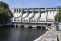 River dam Slapy, Czech republic Royalty Free Stock Photo