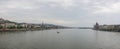 River Danube and Budapest old city panorama, Budapest Royalty Free Stock Photo