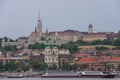 River Danube embankment, Matthias Church and Fisherman Bastion.Budapest, Hungary Royalty Free Stock Photo