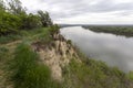 River Danube view from a cliff in Erd, Hungary