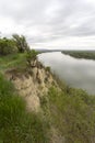 River Danube view from a cliff in Erd, Hungary