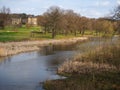 River Dearne and Bretton Hall, West Yorkshire, England Royalty Free Stock Photo