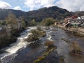 River Dee from the bridge at Llangollen