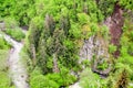 River deep in mountain forest Royalty Free Stock Photo