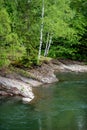 Mountain forest river landscape Royalty Free Stock Photo