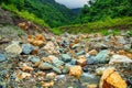 River deep in mountain forest. Nature composition Royalty Free Stock Photo