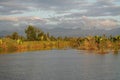 River delta of Madagascar Royalty Free Stock Photo