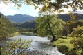 River Derwent, Borrowdale Glaramara, Lake District Royalty Free Stock Photo