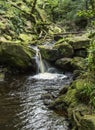 River Derwent flowing through Padley Gorge in Derbyshire