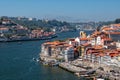 River Douro meandering past Porto, Portugal.