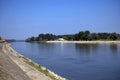 River Drava, Osijek, Croatia Royalty Free Stock Photo